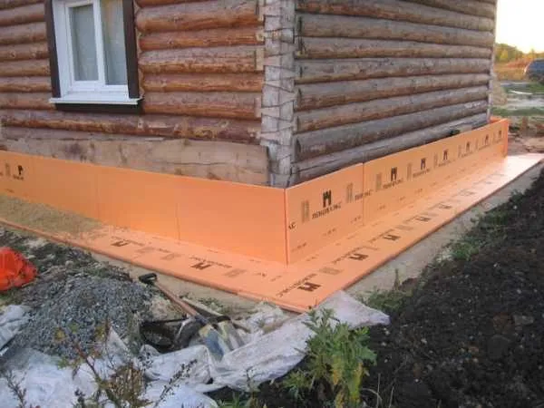 Теплоизоляция фундамента и отмостки