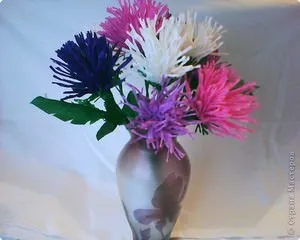 Цветы из крепированной бумаги пошагово ? как делать цветок из гофры, шаблоны, схемы