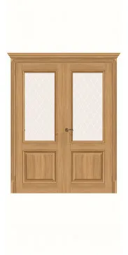 Двустворчатая дверь Классико-33 ДО Anegri Veralinga