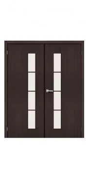 Двустворчатая дверь Тренд 4 ДО Wenge Veralinga