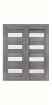 Двустворчатая дверь Порта 23 ДО Grey veralinga