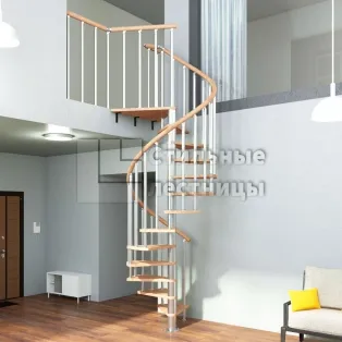 Модульная винтовая лестница Д140 Extra Style