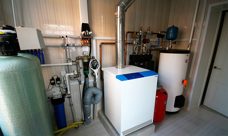 Установка газового котла в частном доме Установка газового котла в частном доме