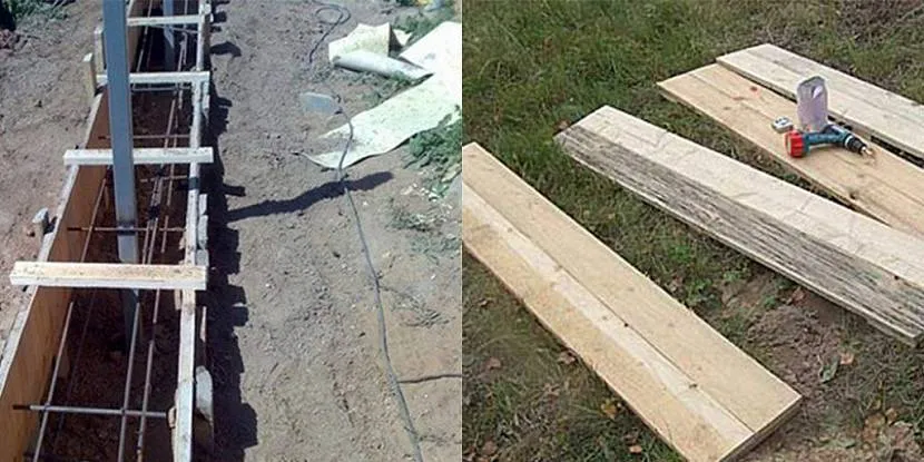 фундамент для забора из профнастила фундамент для забора из профнастила