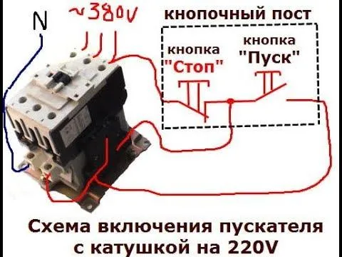 Магнитный пускатель: назначение, устройство, схемы подключения