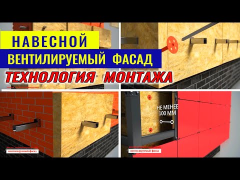 Навесной вентилируемый фасад: монтаж Навесной вентилируемый фасад: монтаж