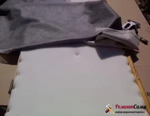 Утепление деревянной двери поролоном