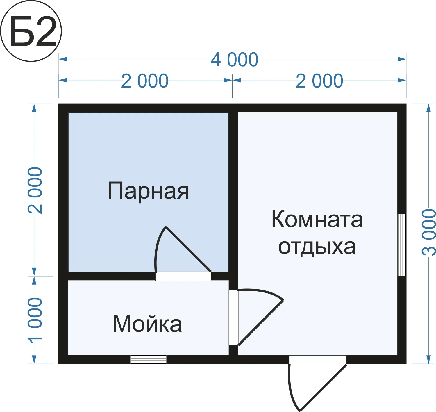 Как построить баню 3х4 дешево — по шагам