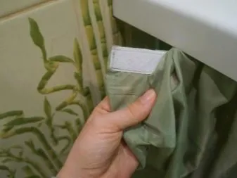 Крепление шторки под ванну