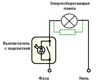 Ставим в обход конденсатор к лампе