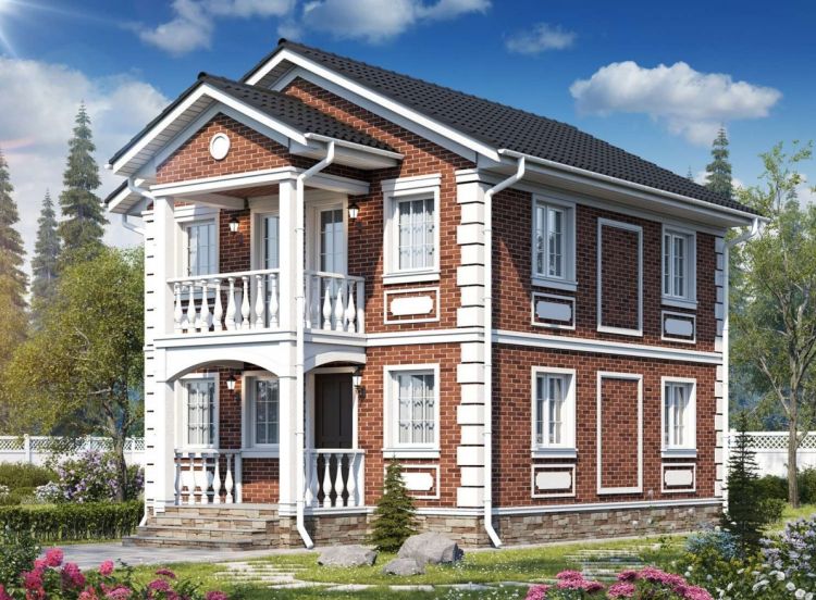 Двухэтажный дом: 100 фото самых удачных Двухэтажный дом: 100 фото самых удачных