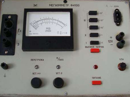 Купить Ф4100 мегаомметр в компании КИП