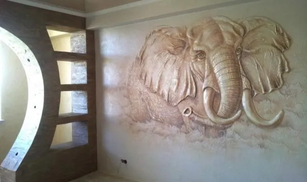 Панно – африканский слон