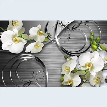 Фотообои Объёмные орхидеи