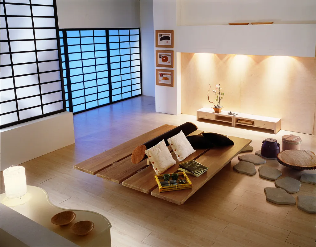 Мебель в японском интерьере