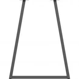 Подстолье для рабочей поверхности Трапеция Б — Лофт / черное / высота 71 см. / ширина 55 см. / регулируемое