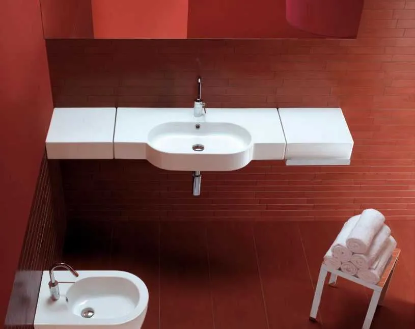 Подвесная (навесная) раковина для ванной комнаты: обзор современных моделей и новинок дизайна (130 фото)