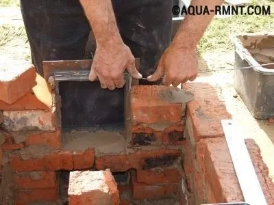 Замена дверцы топки в кирпичной печи