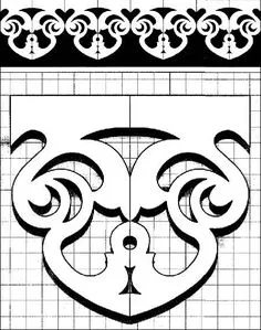 орнаменты прорезной домовой резьбы Border Pattern, Pattern Design, Leather Carving, Carving Wood, Wood Display Stand, Pillar Design, Ornament Template, Best Woodworking Tools, Damask Stencil