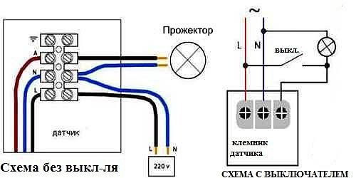 Как подключить датчик движения к