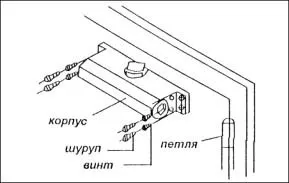 Установка доводчика: первый этап