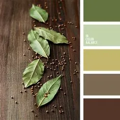 ❤ =^..^= ❤ IN COLOR BALANCE | Подбор цвета | 1235 Kitchen Ideas, Brown Color Schemes, Green Kitchen, Room Kitchen, Decoration Palette