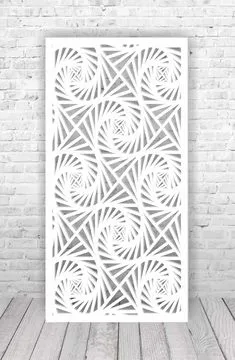 Decorative vector Art panel (Dxf.Svg.Ai.Eps). Room divider.Interior partitions.Plasma cut.laser cut.Geometric Pattern Panel.Room screen Декоративная межкомнатная перегородка панель, векторный файл для чпу станков. تقسيم الشاشة الزخرفية لغرفة Railing Design, Bed Design, Flower Garland Diy, Steel Gate Design, Room Divider Doors, Metal Screen