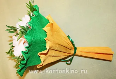 Ромашки из конфет своими руками