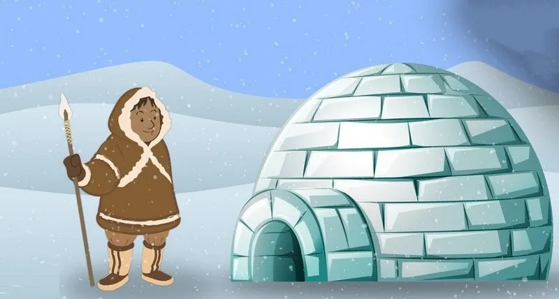Иглу – традиционное зимнее жилище у эскимосов