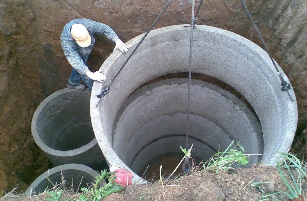 Сливная яма из бетонных колец обеспечит сохранение и фильтрацию сточных вод