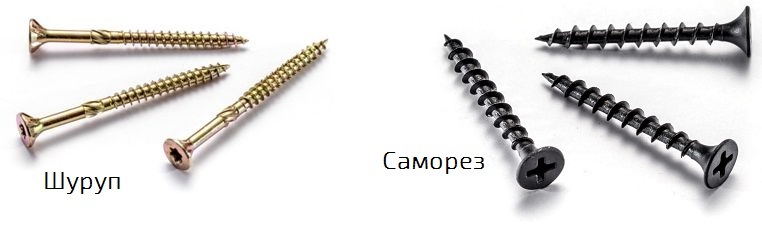 Чем отличается шуруп от самореза – Креп Чем отличается шуруп от самореза – Креп