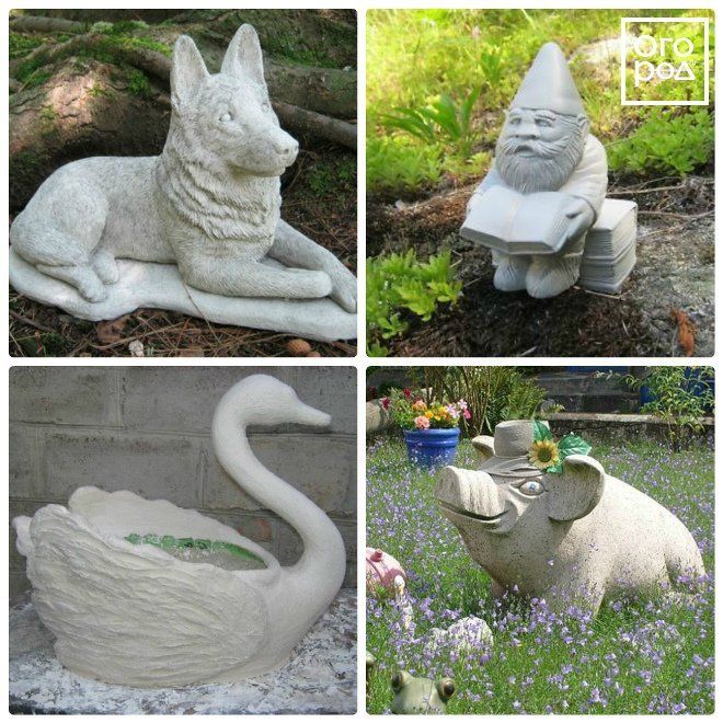10 оригинальных идей садовых скульптур