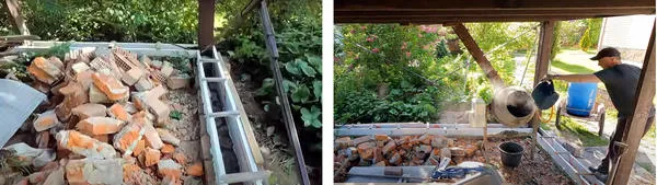 Несъемная опалубка для ленточного фундамента сделана из экструдированного пенополистирола, из лото с канала: Песни Яши Косяка