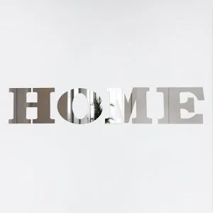 Декор настенный "HOME", зеркальный, буква 8 х 10 см