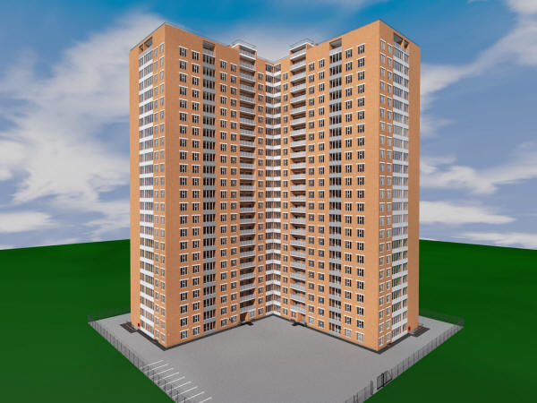 Готовый проект многоэтажного дома (54)