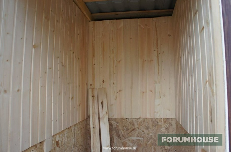 Строительство хозблока с туалетом и