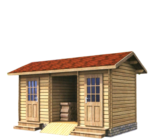 Строительство хозблока с туалетом и