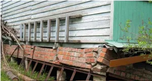 Капитальный ремонт фундамента деревянного