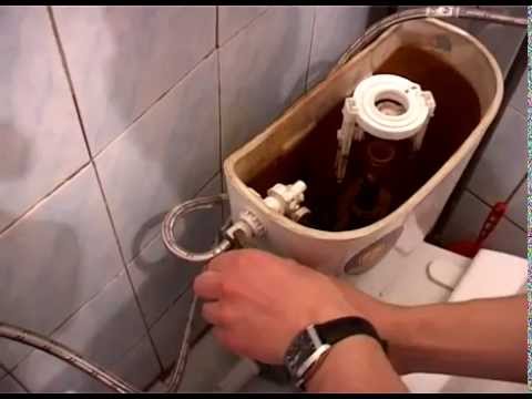 Как поменять клапан в сливном бачке