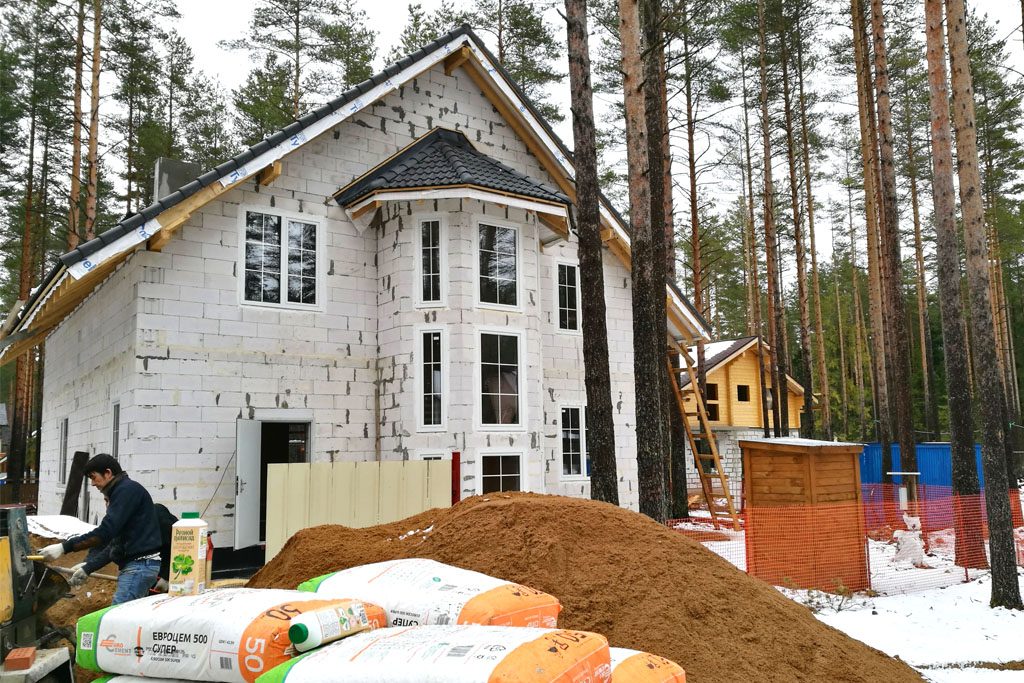 Штукатурка дома из газобетона цена за Штукатурка дома из газобетона цена за
