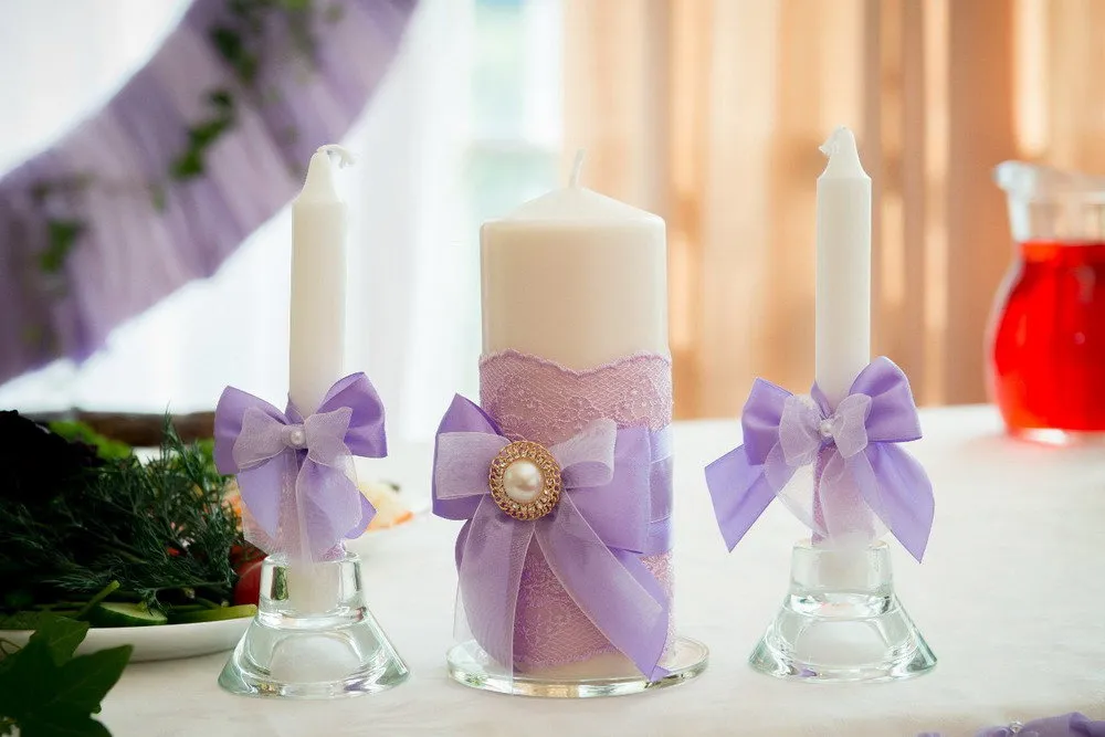 свечи на свадьбу варианты фото
