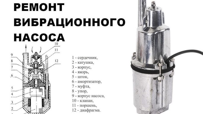 ВИБРАЦИОННЫЙ НАСОС.Обзор и ремонт