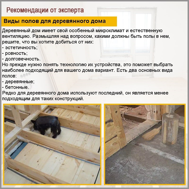 Пирог пола в деревянном доме - схемы Пирог пола в деревянном доме - схемы