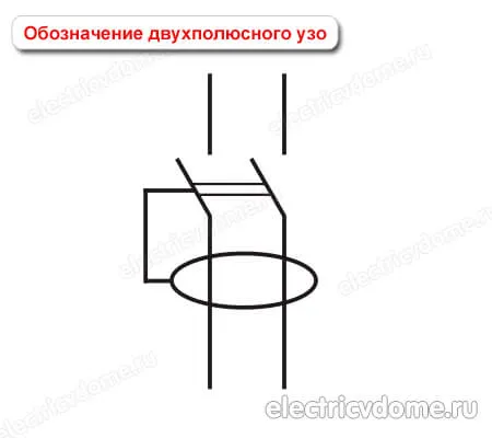 Обозначение автоматического выключателя на схеме