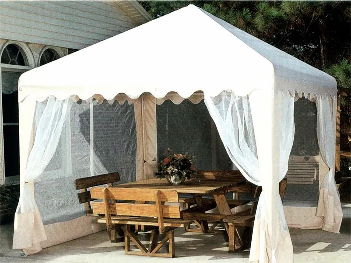 Шатер с тканевым тентом