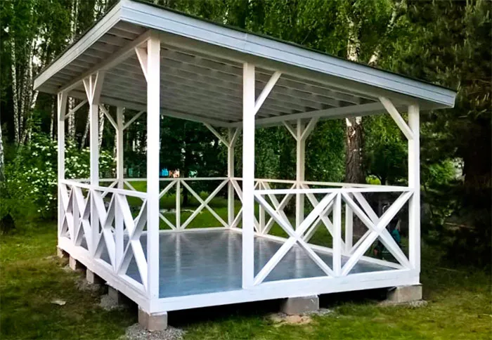 Виды дачных беседок – простые садовые, открытые и закрытые варианты