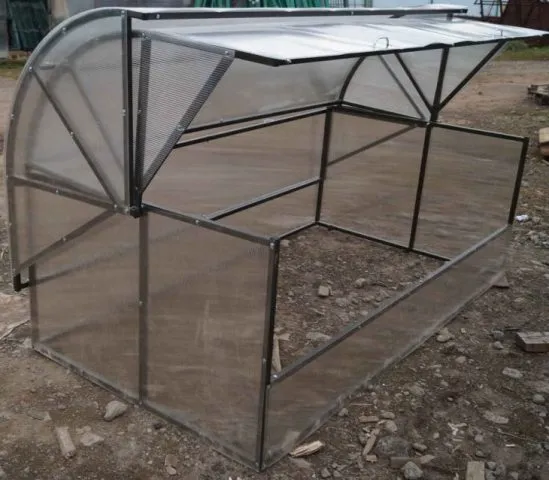 Теплица хлебница из поликарбоната своими руками: чертежи, размеры