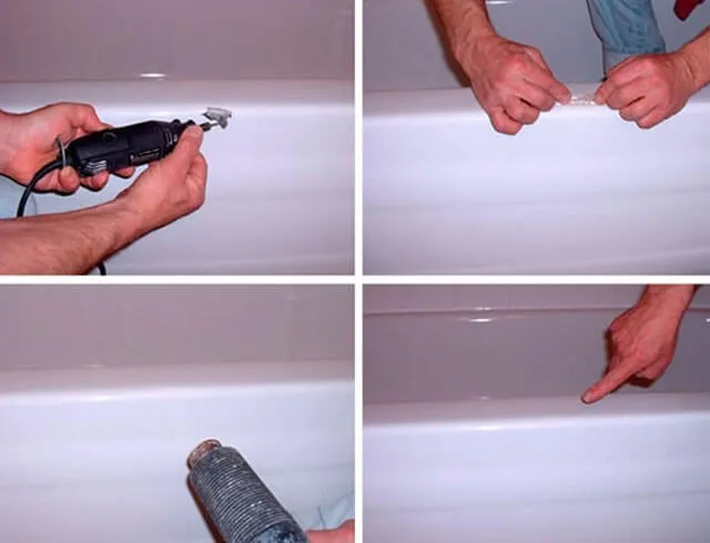 Простые способы отремонтировать акриловую ванну