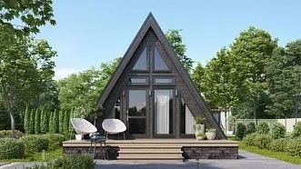 Баня в стиле A-frame Тоскана