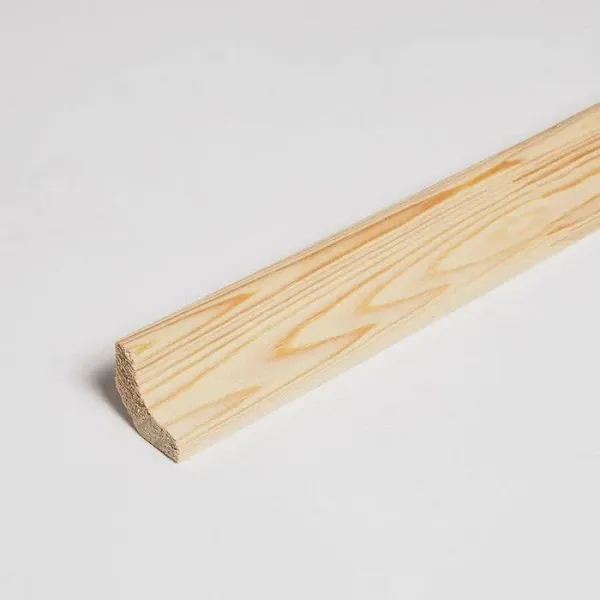 Плинтус плоский деревянный